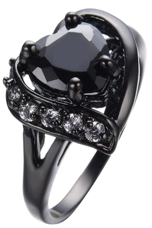 Кольцо из Черного бриллианта