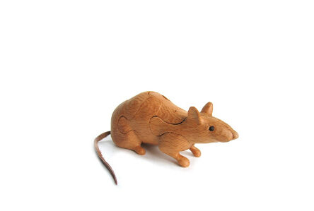 деревянная мышь